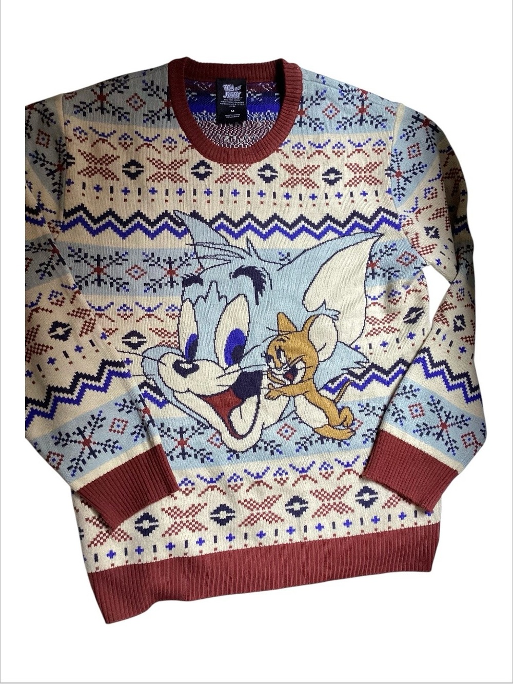 Tom and Jerry Fair Isle Sweater